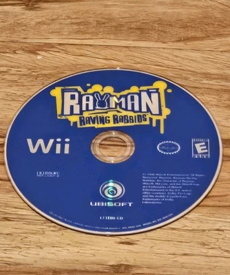 Rayman Raving Rabbids (Wii, 2005) DISC ONLY Shps FAST WITH TRACKING - Image 1 of 3
