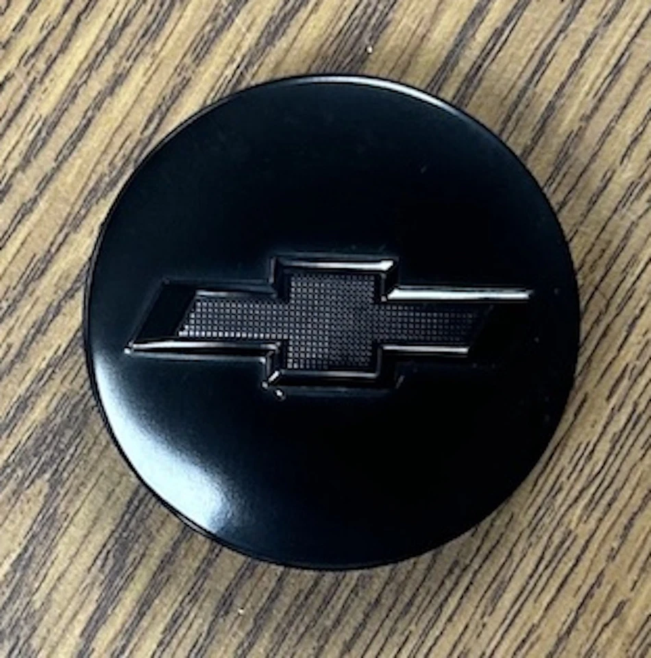 2 5/8" Chevrolet Camaro, Colorado Satin Black Center Cap #23115614 single - Image 1 of 1