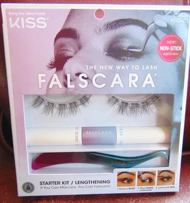 KISS Falscara Eyelash Starter Kit/Lengthening Model KFCK01 Sealed - Image 1 of 2