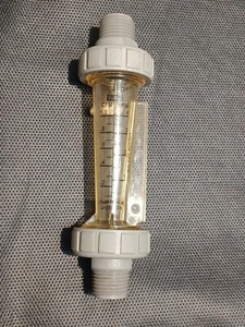 Blue-White F-44250L-8 Flow Meter | F-440 Series 0.2–1 GPM Acrylic Panel Mount - Picture 1 of 9