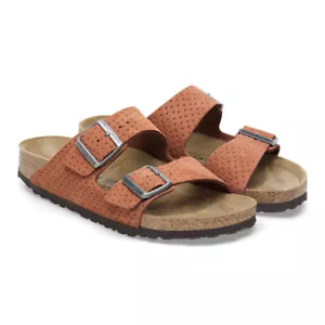 New Womens BIRKENSTCOK ARIZONA Narrow 1027015 ORANGE SUEDE LEATHER EU 35-42 - Picture 1 of 6