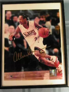 ALLEN IVERSON SIGNED AUTOGRAPH 8 X 10 PHOTO PHILADELPHIA SIXERS NBA certified - Picture 1 of 6