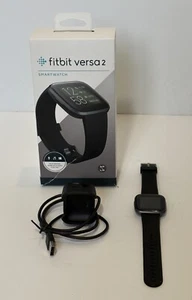 Reloj inteligente Fitbit Versa 2 salud y fitness negro con caja - sin respuesta LEER INFO - Imagen 1 de 10