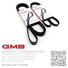 Gmb Premium Drive & A/c Belts V8 Ls2 6.0l Motor [holden Ve Commodore/ute/ss]