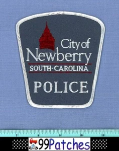 Parche de hombro de policía NEWBERRY SOUTH CAROLINA RELOJ-TORRE AYUNTAMIENTO 8F - Imagen 1 de 1