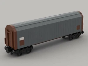 LEGO City MOC ferrocarril instrucciones de construcción coche lona deslizante de la SNCF - Imagen 1 de 1