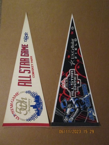 MLB Chicago White Sox Vintage 1983 & 2003 All Star Game Team Logo Pennants Cover