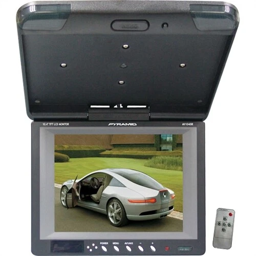 MOBILE TV PYRAMID MV1040IR 10.4" OVERHEAD CAR VIDEO TFT LCD LIP DOWN MONITOR  - Image 1 of 4