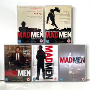 Mad Men DVD Box Set Complete Seasons 1-5 New York Advertising Agency Drama - Picture 1 of 3