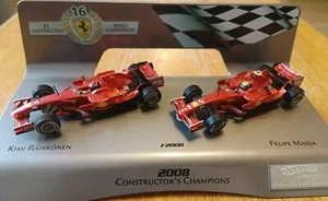 Ferrari F1 1/43 Constructors Champion Set Hotwheels Raikkonen / Massa - Picture 1 of 5