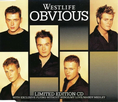 WESTLIFE OBVIOUS - LIMITED EDITION - CD SINGLE  MAXI JEWEL CASE 2 TITRES 2004 - Photo 1/3