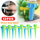12 Packs Plant Self Watering Spikes Automatic Waterer Devices with Slow Release