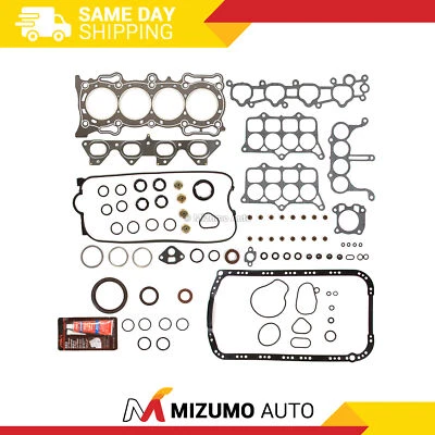Graphite Full Gasket Set Fit 90-96 Honda Prelude Accord 2.2L F22A1 F22A4 F22A6 - Image 1 of 4