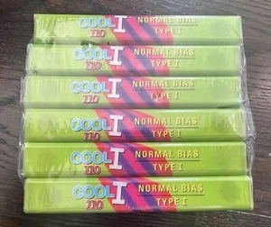 Lot Of 6 Sealed Cool I 110 Ice Type I Color Cassette Tapes Normal Bias NEW - Picture 1 of 5