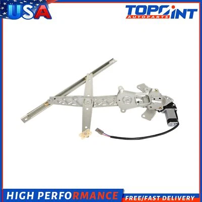 For 1995-2002 Lincoln Continental Power Window Regulator w/ Motor Front Left - Image 1 of 4