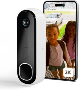 Arlo 2K Video Doorbell | Outdoor Wireless Camera | WiFi Video Doorbell - Picture 1 of 4