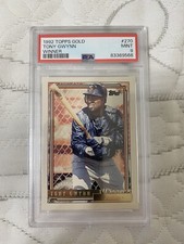 1992 Topps Gold Winner TONY GWYNN Padres HOF Fresh Slab PSA 9- Free Shipping