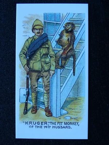 Regiment Haustiere KRUGER Der AFFE der 14. HUSAREN Wills Schere NACHDRUCK - Bild 1 von 1