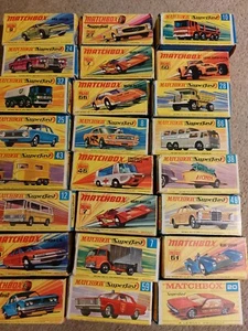 MATCHBOX SUPERFAST CAR COLLECTION IN BOXES DIECAST FIRE TRUCK MERCEDES ROLLS - Picture 1 of 125