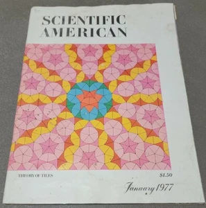 Scientific American Magazine January 1977 Theory of Tiles - Foto 1 di 2