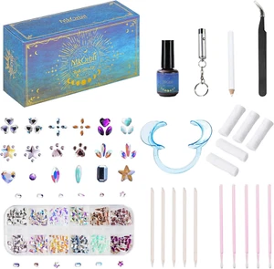 Tooth Gem Kit, DIY Teeth Jewelry Multiple Colors Crystals, 360PCS Professional T - Picture 1 of 12