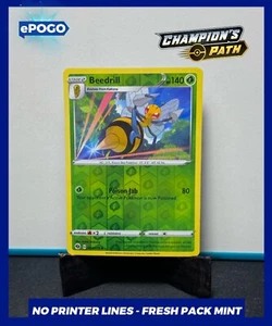 Beedrill 004/073 Reverse Holo - Champions Path Pokemon Card MINT Pokémon ✅ - Picture 1 of 2