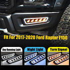 LED Światło do jazdy dziennej Modernizacja Światło przeciwmgielne Trójkolorowe do 17-20 Ford Raptor F150