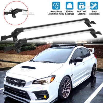 Barra transversal de techo de 42" para Subaru Forester WRX 2009-2016 equipaje kayak carga Foto 1 de 4