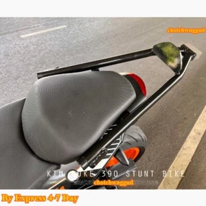 KTM DUKE390 Tail bar Stunt Part Rear Rack Motorcycle with Titanium at end bar - Picture 1 of 7