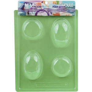 Life Of The Party Soap Mold 7.75"X10.25"-4 Cavity - Ovals & Rounds (6Pk) - Picture 1 of 1