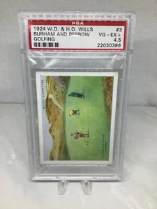 1924 Wills Golf Courses #3 Burnham and Berrow PSA 4 - Bild 1 von 2