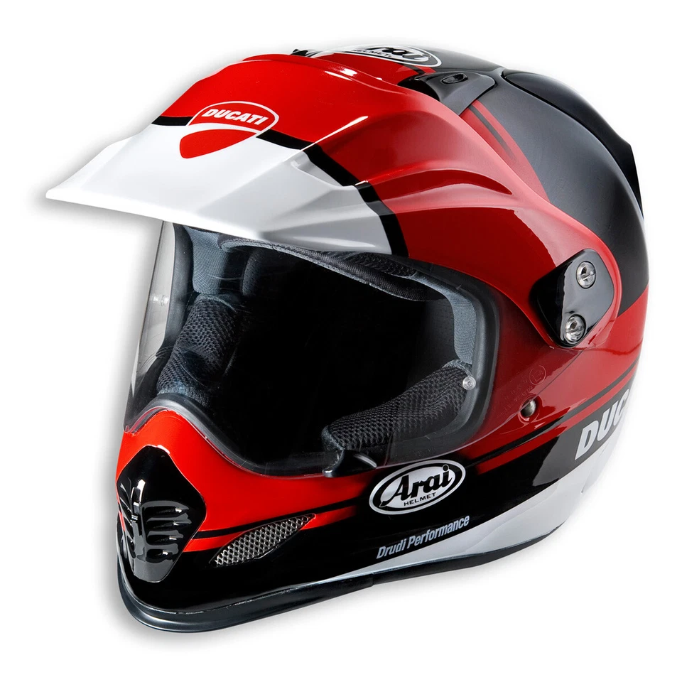DUCATI Arai STRADA TOUR X 3 Enduro Helm Helmet Integralhelm schwarz rot NEU !! - Bild 1 von 1