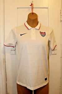 NIKE USA USMNT Soccer Football Home Jersey Youth Large White 2014/15 578018-105 - Picture 1 of 8