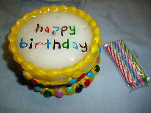 18 Geburtstag Torte mit Kerzen aufblasbar,Happy Birthday,Neu,28 cm !