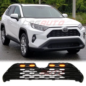 For Toyota RAV4 XA50 2019+ Front Grille Bumper Hood Mesh Grill With LED lights - Picture 1 of 10