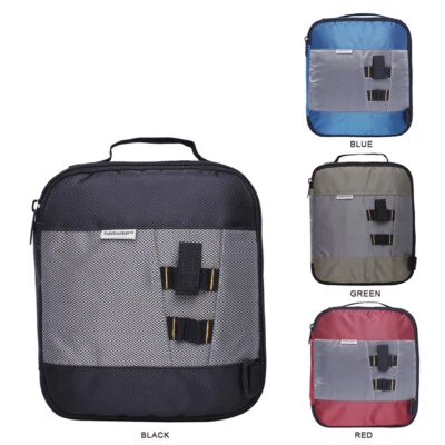 KYLEBOOKER Fishing Worm Storage Wrap Binder with 10 Plastic Bags,Soft Bait Binder Bag