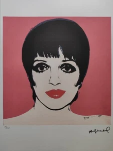 Andy Warhol Signed - Liza Minnelli - Certificate Leo Castelli - Picture 1 of 5