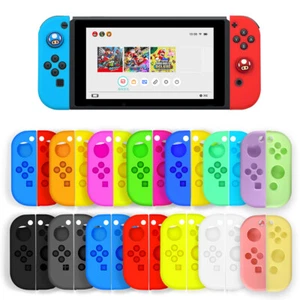 Silicone Case Protector Cover For Nintendo Switch Oled Joy-con Skin - Picture 1 of 20