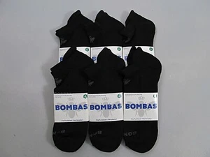 6 Pairs Bombas Ankle Socks Mens XL Large Black Bee New NWT - Picture 1 of 3