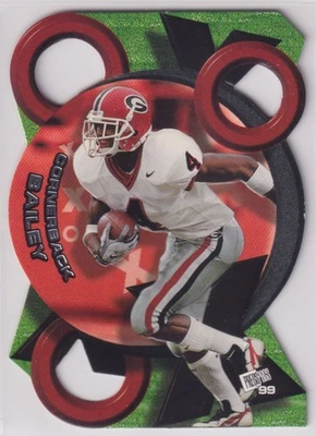 1999 Press Pass #XO3 Champ Bailey X's and O's - Image 1 of 2