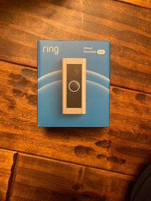 Ring - Timbre con cable Pro Smart WiFi Video Timbre - Níquel satinado TOTALMENTE NUEVO Foto 1 de 3
