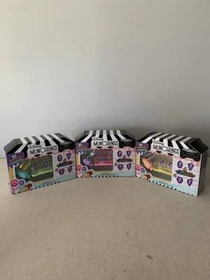 3 Disney Munchlings Mini Munch Display 7pc Figure Set Color Change Scented New! - Image 1 of 3