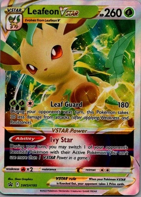 Leafeon VSTAR - Promo SWSH: Sword & Shield Promo Cards SWSH195 NM - Image 1 of 2