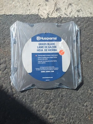 Husqvarna 593287601 Hoja de césped, 4 puntas para grueso denso, 525RX 525RJX 129R Foto 1 de 2