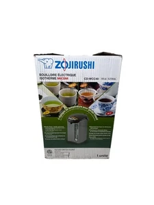 Zojirushi Micom CD-WCC40 Wasserkocher und Wärmer 135 Unzen / 4L Silber Dunkelbraun - Bild 1 von 8