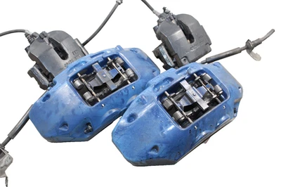 10/14 E70 E71 X6M S63 X5M JUEGO PINZAS DELANTERAS Y TRASERAS M AZUL PASAJERO/CONDUCTOR L/R- Foto 1 de 4