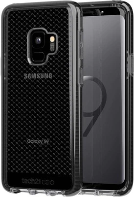 tech21 Samsung Galaxy S9 - Funda, Evo Check | Protección contra caídas ahumado/negro  Foto 1 de 4