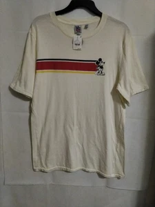 Herren T-Shirt Mickey Mouse Größe Medium Marke Junk Food Neu mit Etikett Farbe weiß - Bild 1 von 13
