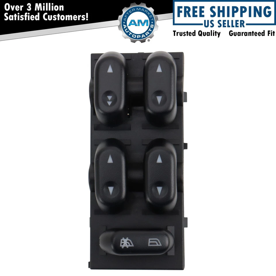 前主电源窗开关驱动器左侧 LH 适用于福特 F150 卡车水星 — 第 1/4 张图片