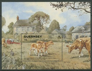 Guernsey 1992 Königl.Gesellschaft Acker-u. Gartenbau Block 9 postfrisch (C42159) - Picture 1 of 1